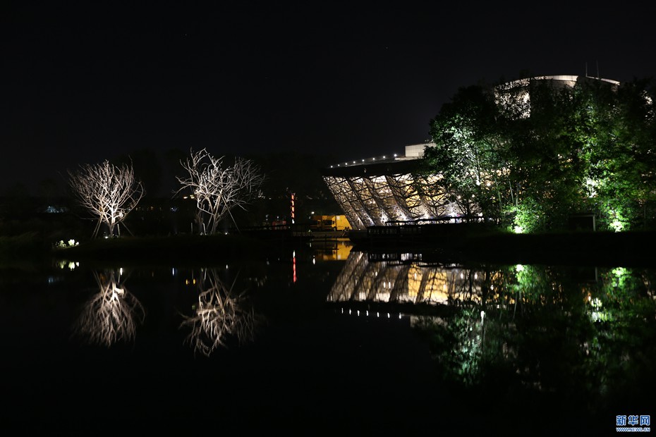 乌镇大剧院夜景。新华网 魏炜 摄