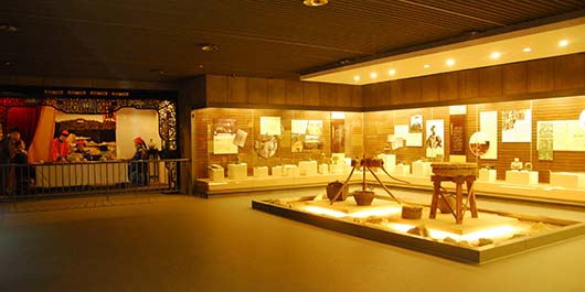 黄金博览馆一角